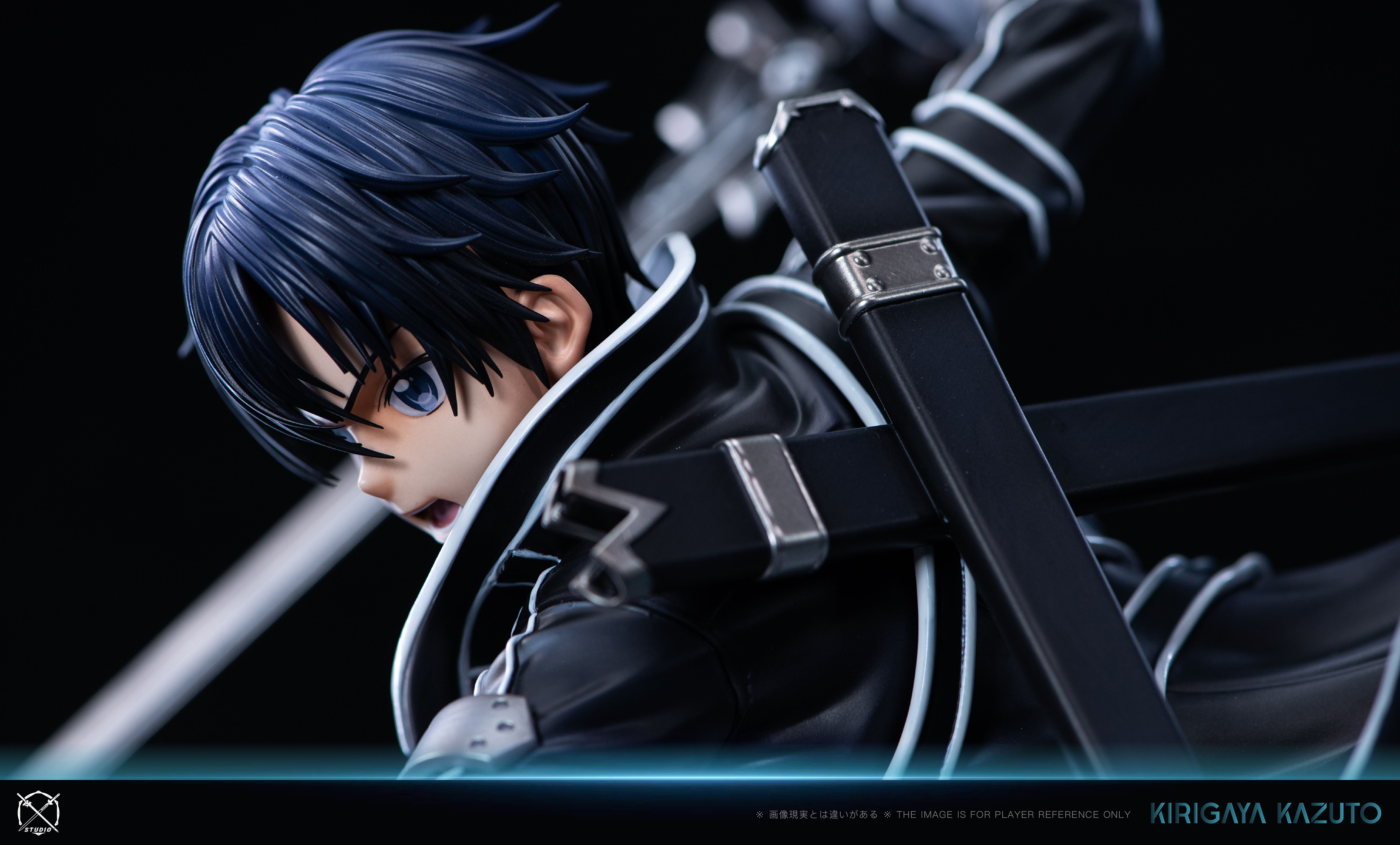Sword Art Online Black Swordsman Kirito Statue GK-X Studio Pre-sale