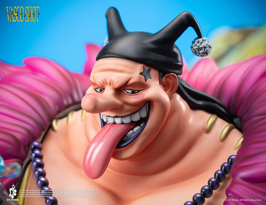 One Piece Blackbeard Pirates 7th Vasco Shot Statue(GK) - DX Studio 