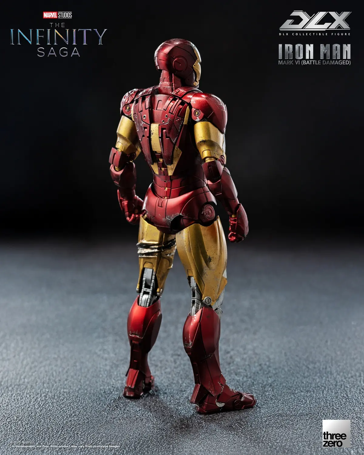 Threezero - Marvel Studios: The Infinity Saga DLX Iron Man Mark 6 Battle Damaged Version 3Z09180C0 (Licensed) Statue(GK)