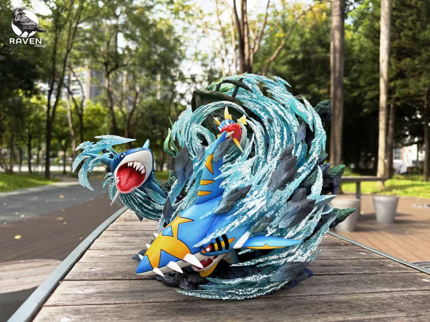 Raven Studio Sharpedo Evolution Series Statue