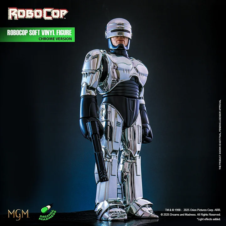 Official MGM Licensed Robocop Soft Vinyl DM003 & DM004 Action Figure - MGM Studio 