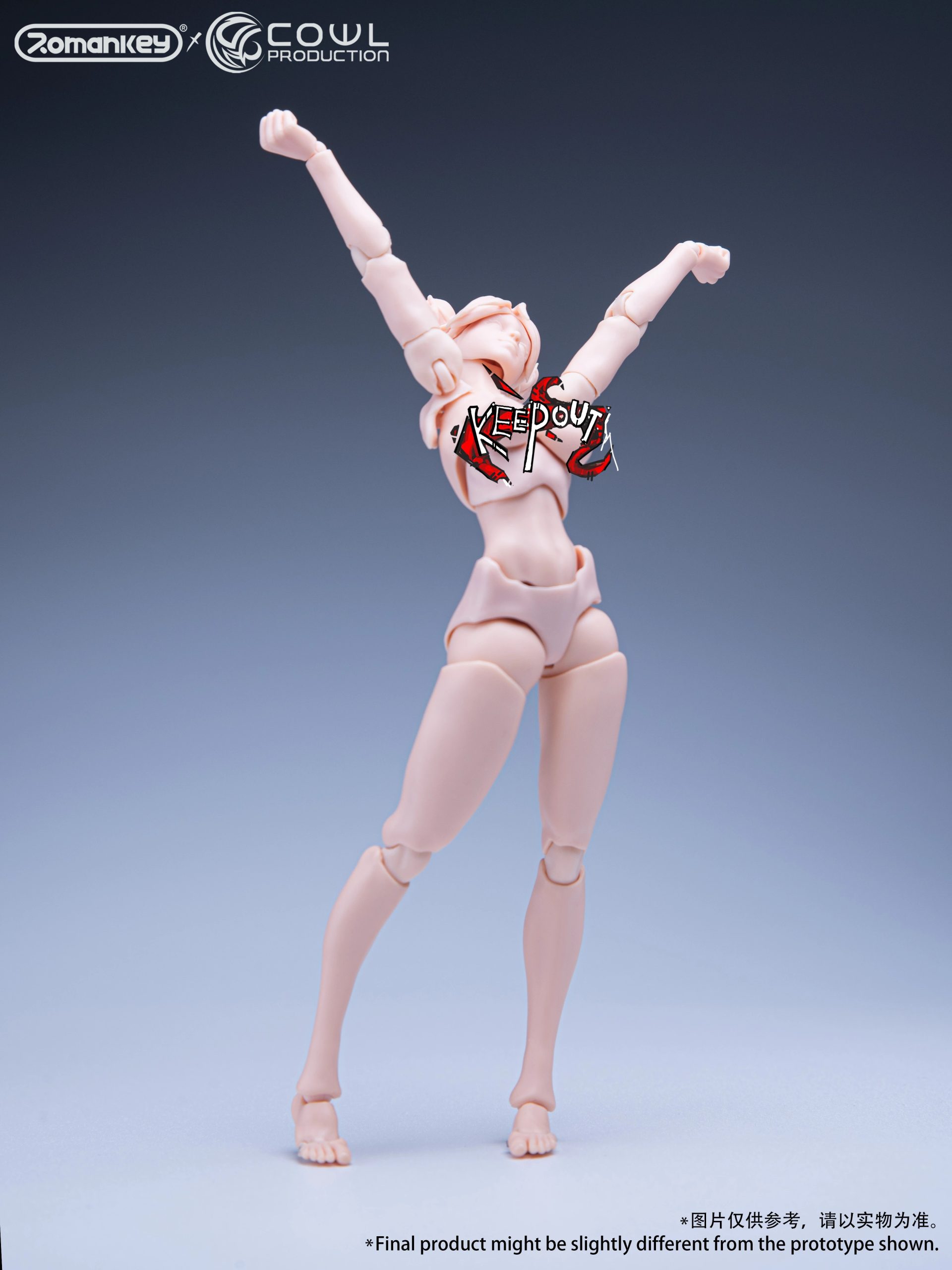 1/12 Scale Highly Articulated Female Body Reissue (Licensed) Statue (GK) -Romankey Studio