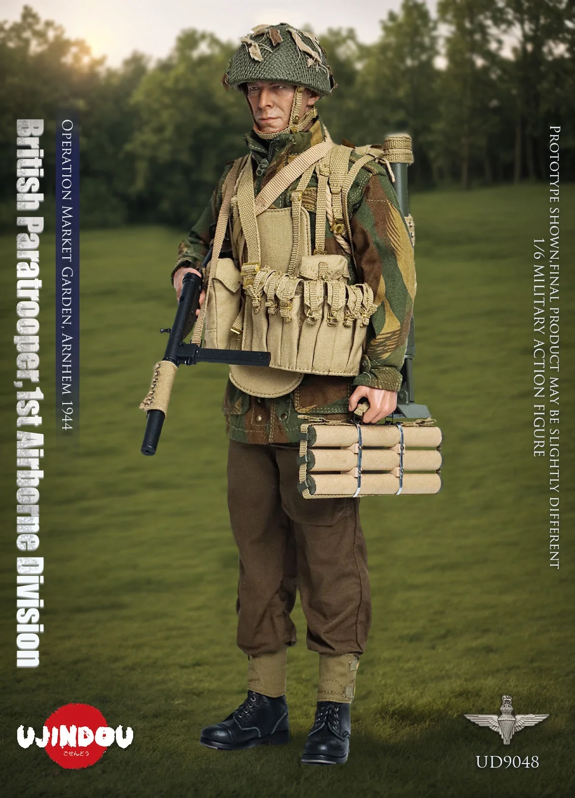 British Paratrooper 1st Airborne Division Operation Market Garden Arnhem 1/6 Action Figure Statue(GK)-UJINDOU-KWII-GK