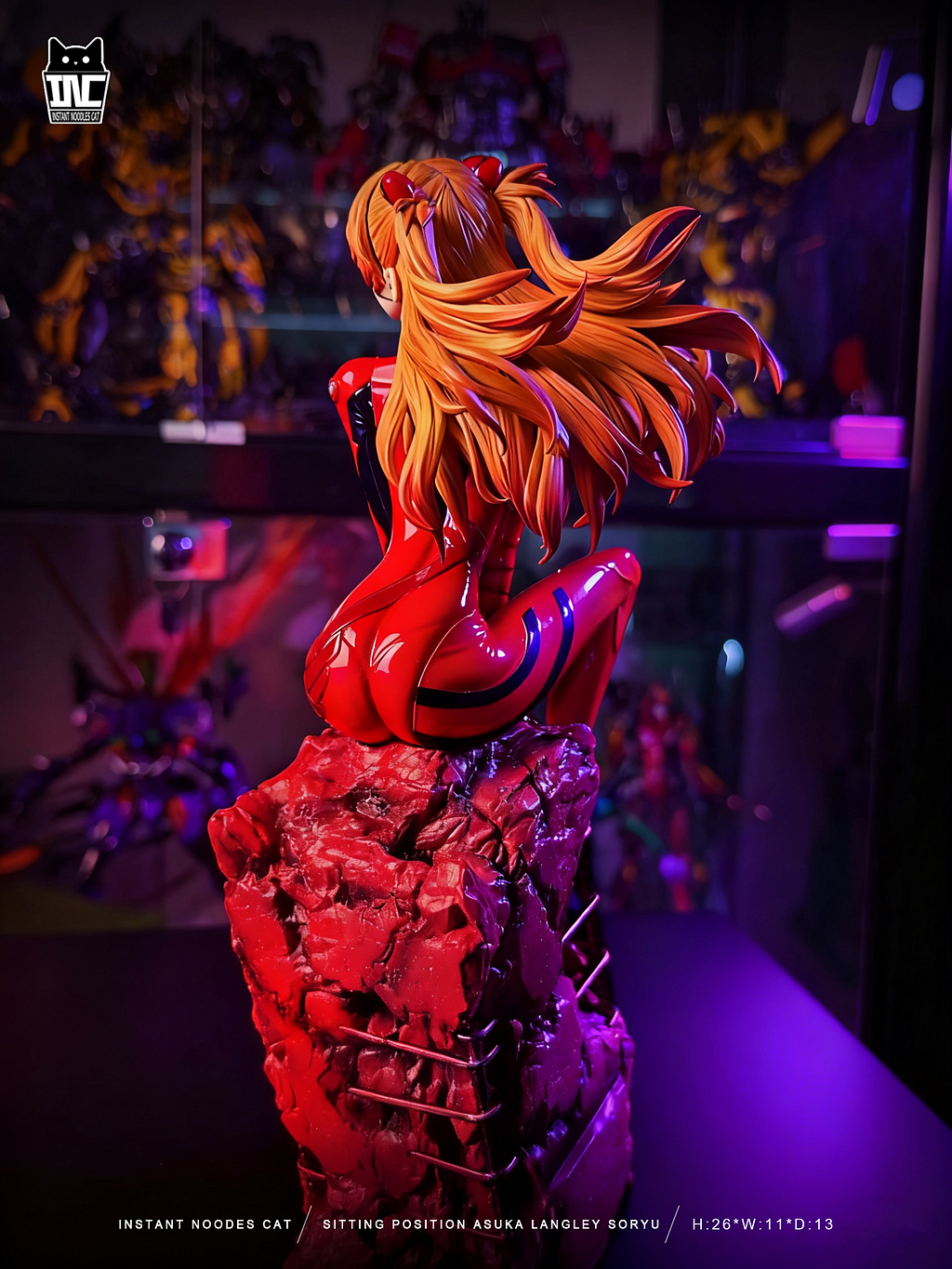 Instant Noodes Cat Studio - (EVA) Neon Genesis EVAngelion - Sitting Position Asuka Langley Soryu Statue (GK)