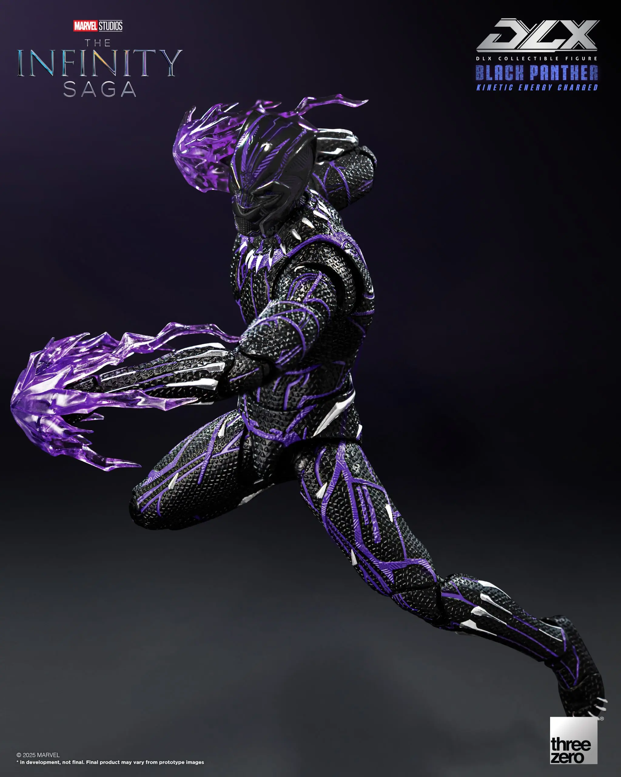 Threezero - Marvel Studios: The Infinity Saga DLX Black Panther (Kinetic Energy Charged) 3Z08210C0 (Licensed)Statue(GK)(Adult 18+) 
