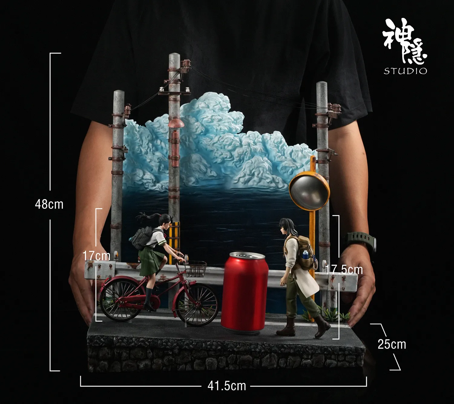 Shen Yin Studio -Suzume The Crossroads Before Goodbye Statue