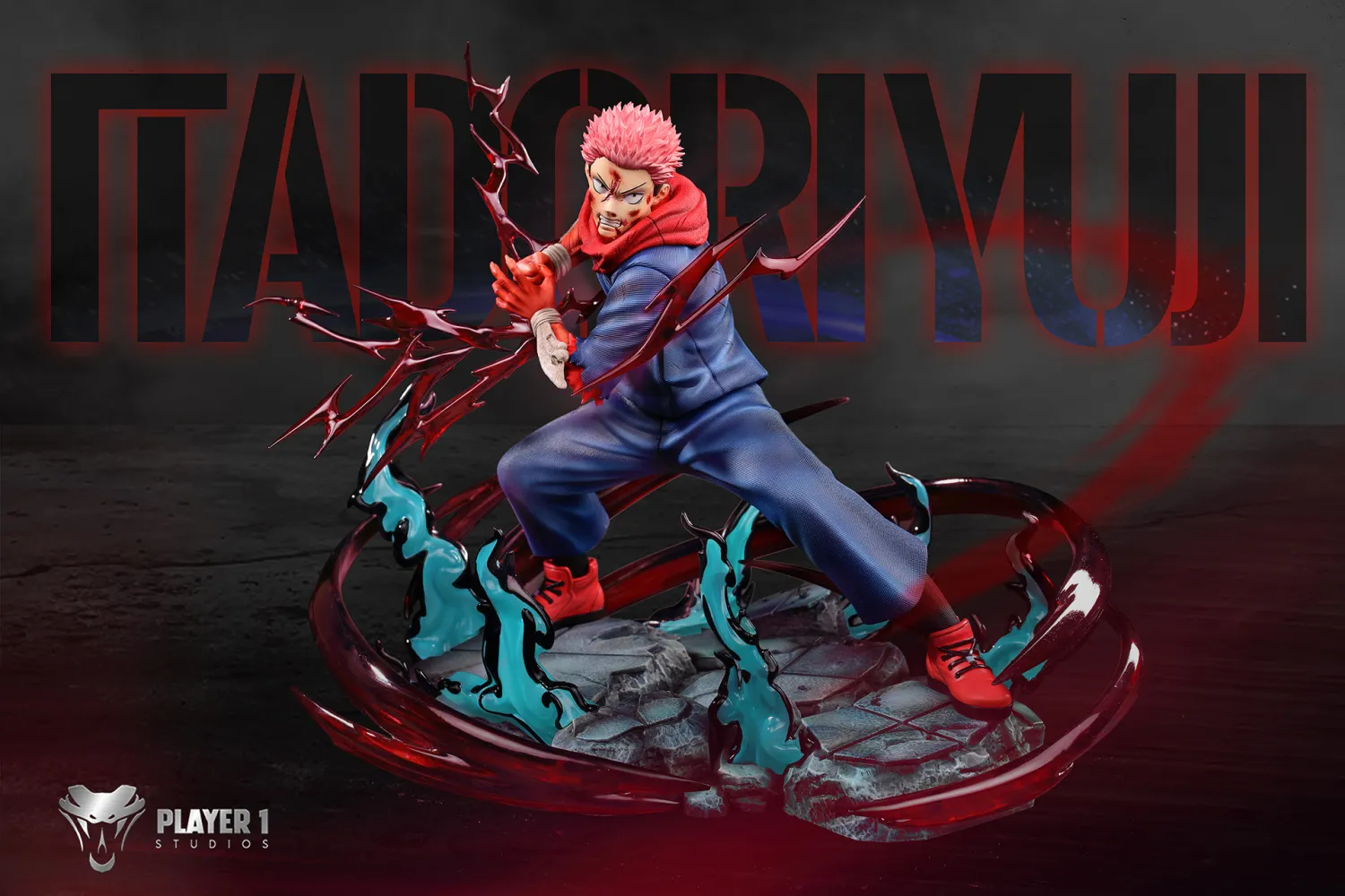 Jujutsu Kaisen-1/6 and 1/4 Scale 005 Itadori Yuji Statue (GK)-Player Studio Pre-sale