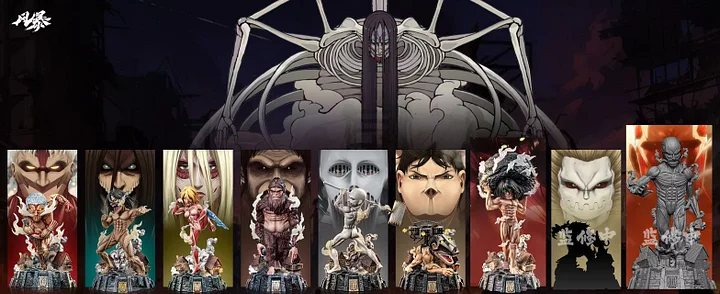 Feng Bao Studio - #7 Eren Yeager Attack on Titan Statue