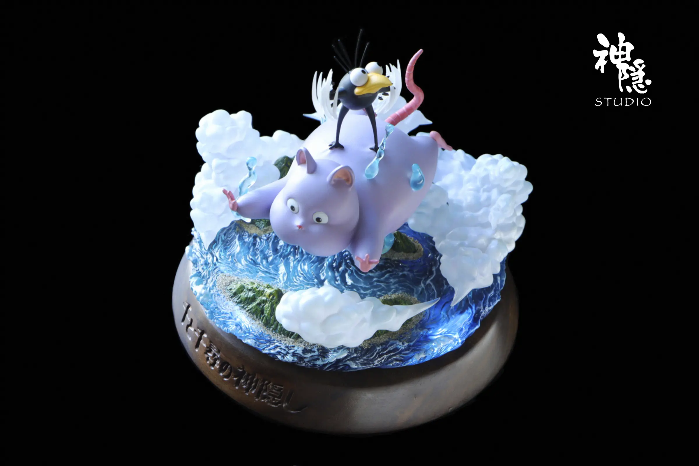 Shen Yin Studio - Spirited Away Spirited Away Encounter Series Totoro Floating Journey in the Clouds Statue(GK)