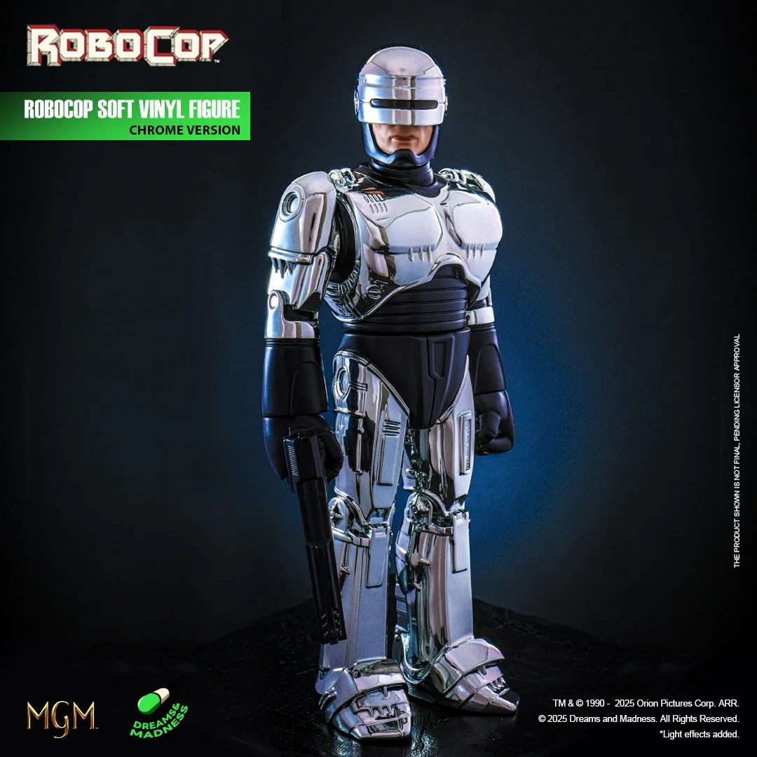 Official MGM Licensed Robocop Soft Vinyl DM003 & DM004 Action Figure - MGM Studio 