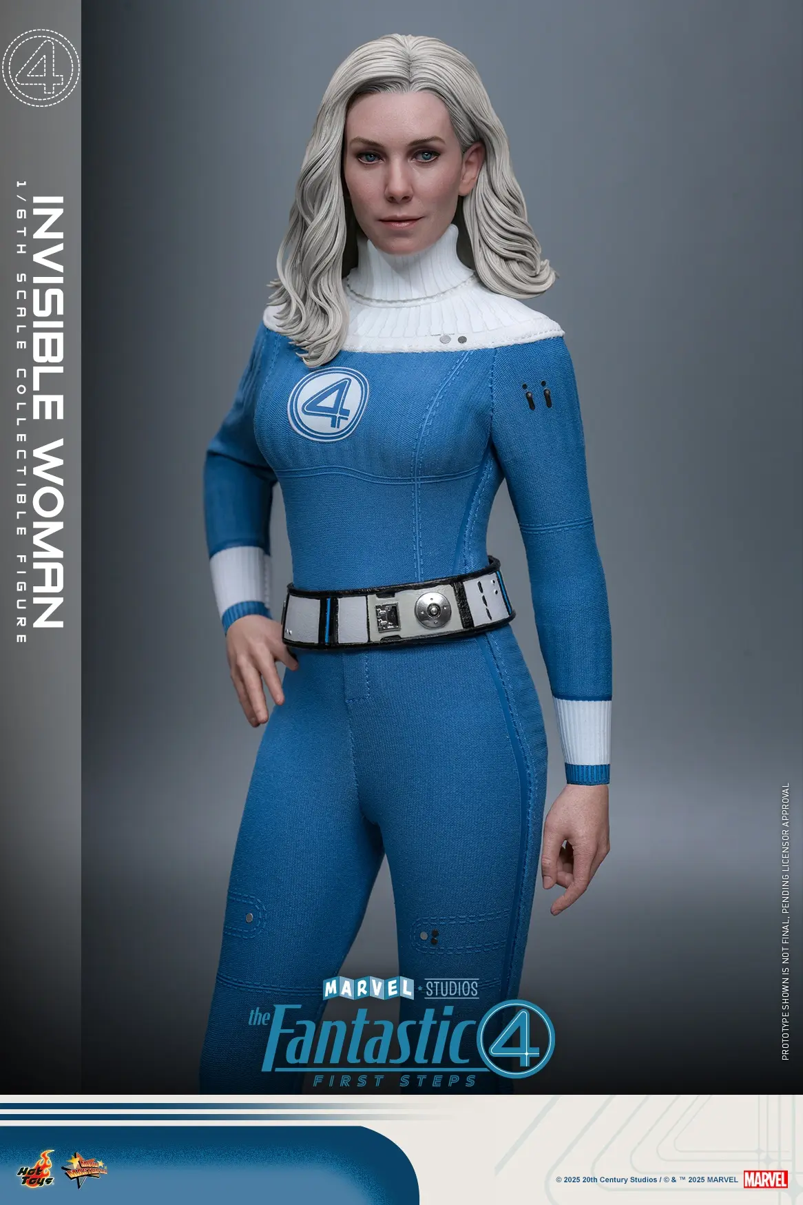 Hottoys - The Fantastic Four: First Steps Invisible Woman and H.E.R.B.I.E. 1/6th scale Collectible Figure Set MMS823 MMS824 (Licensed)Statue(GK)