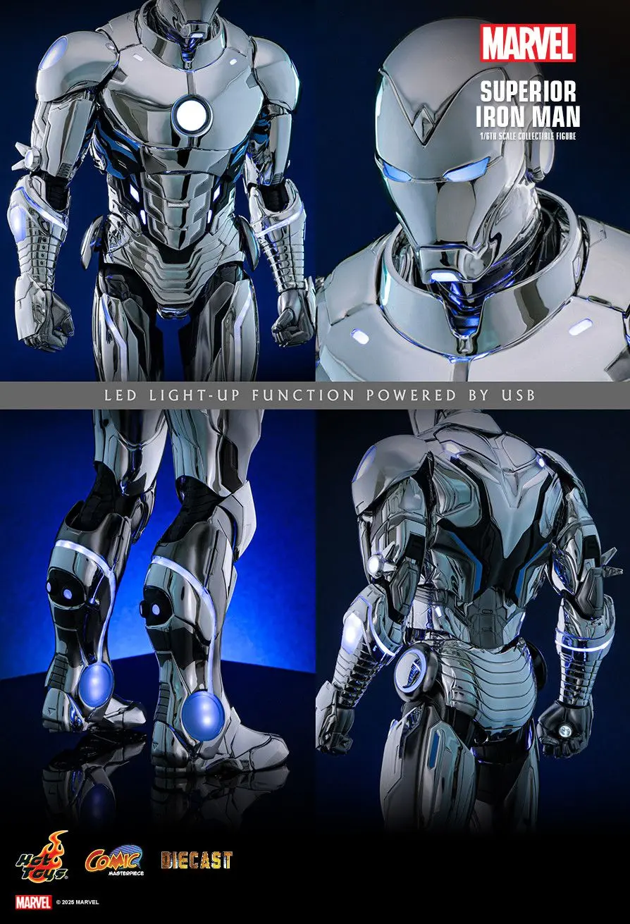 Hottoys - Marvel Comics Superior Iron Man 1/6th scale Collectible Figure CMS026D73 (Licensed)Statue(GK)