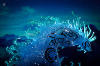 IN STOCK-Princess Mononoke with LED Small size Statue(GK) -ZuoBan Studio