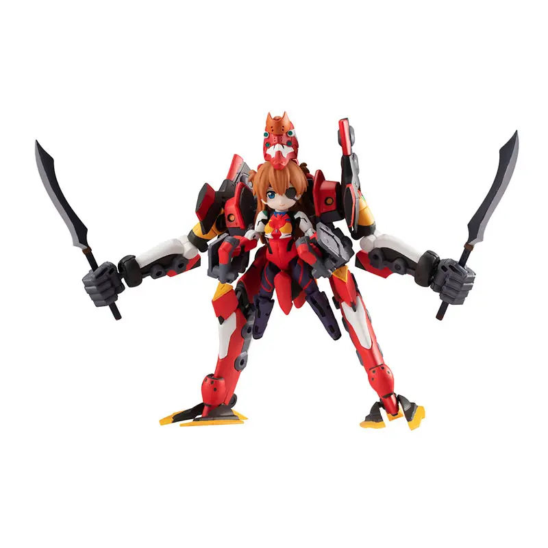 MegaHouse - Desktop Army Rebuild of Evangelion Asuka Langley Shikinami & Evangelion Unit-02 (Licensed)Statue(GK)