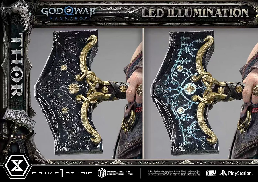 Prime 1 - Real Elite Masterline God of War: Ragnarok Thor REMGOW-02 & REMGOW-02DX & REMGOW-02DXS Action Figure 