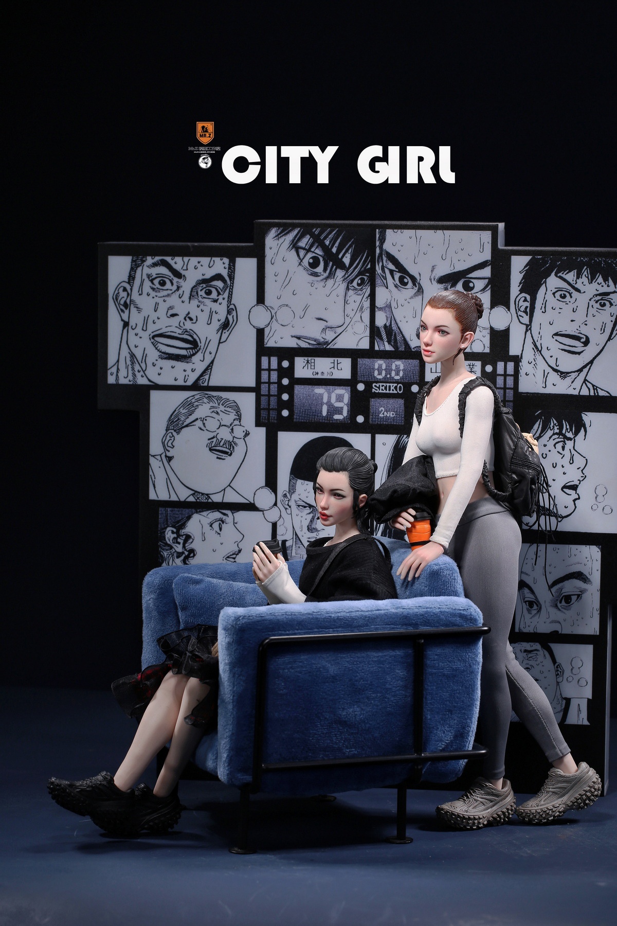 Mr.Z the City Series #2 city girl RUI CG002-A & LEI CG002-B 1/6 Action Figure