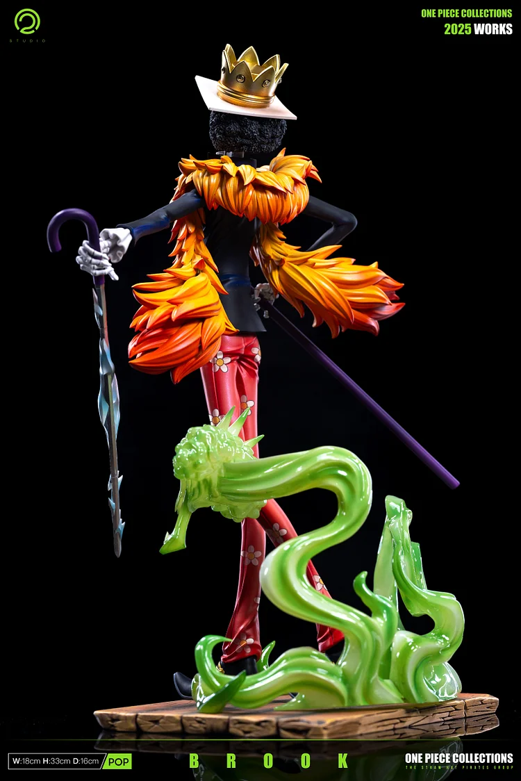 One Piece Straw Hat Pirates #5 Brook POP Statue (GK) Figure-C2 Studio Pre-sale