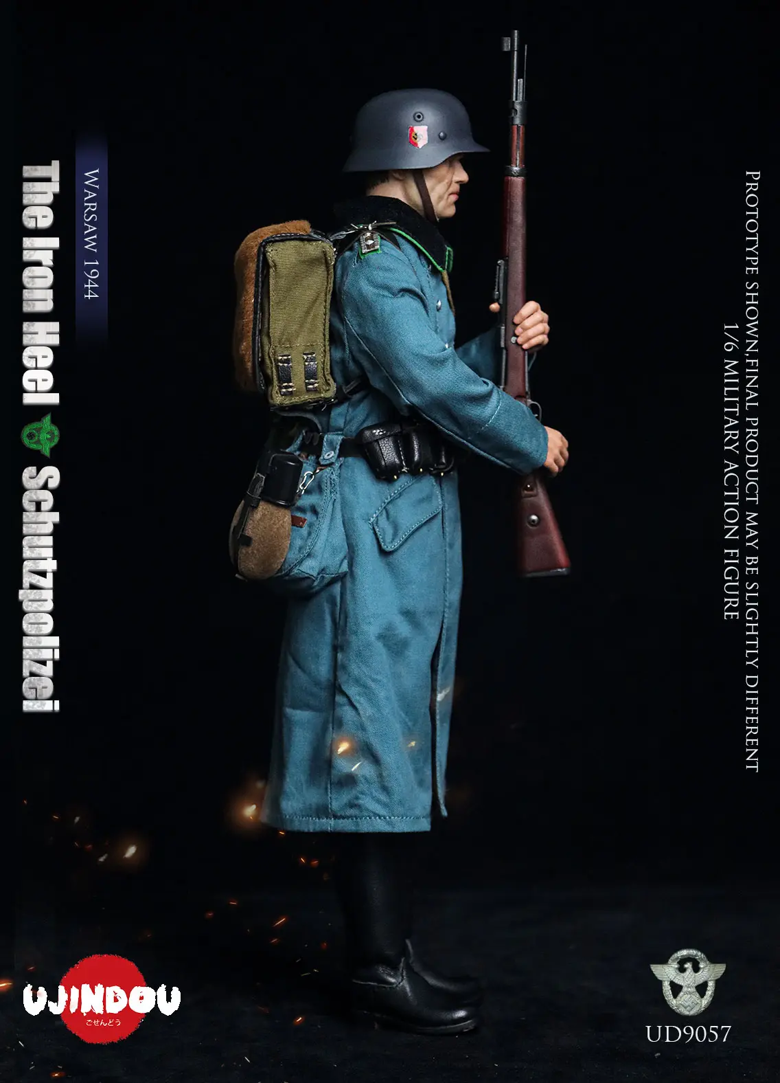 UJINDOU - 1/6 The Iron Heel-WWII German Schutzpolizei Warsaw 1944 UD9057 (Licensed)Statue
