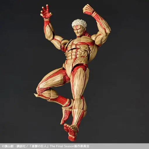Kaiyodo - Revoltech Amazing Yamaguchi Attack on Titan Armored Titan & Female Titan (Licensed)Statue(GK)