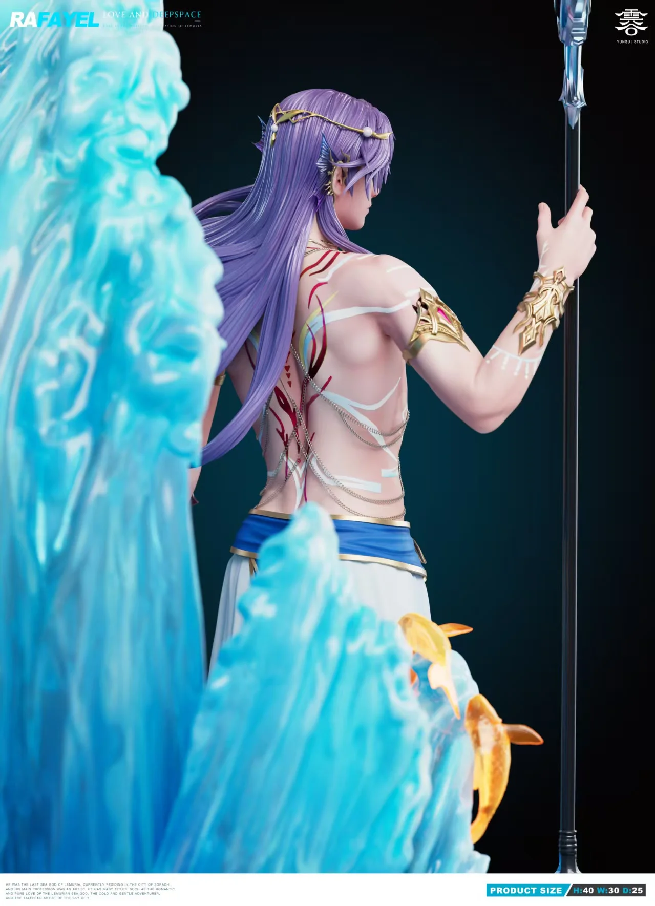 Yun Gu Studio - Love and Deepspace 1/6 Statue Mermaid Rafayel 