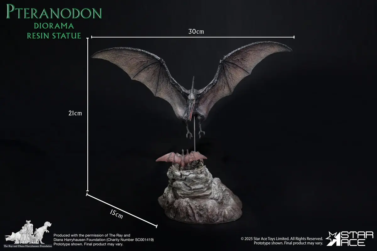 Star Ace Toys - Ray Harryhausen series Pteranodon diorama scene 1/8 scale resin statue SA8065 (Licensed) Statue(GK)