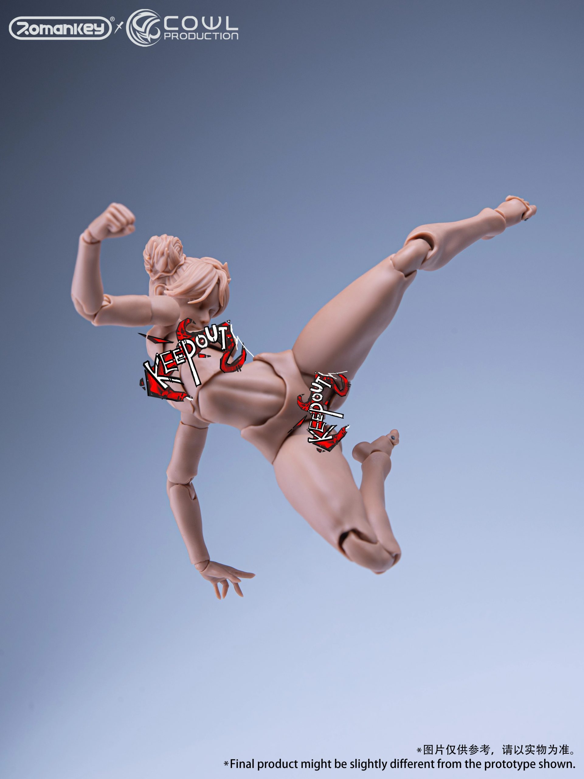 1/12 Scale Highly Articulated Female Body Reissue (Licensed) Statue (GK) -Romankey Studio