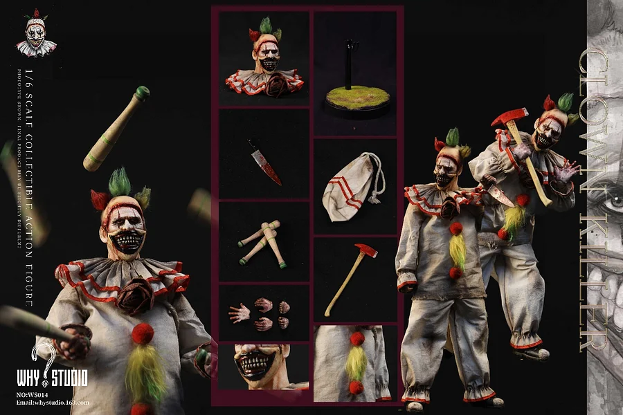 American Horror Story Clown 1/6 NO:WS014 Action Figure - WHY STUDIO
