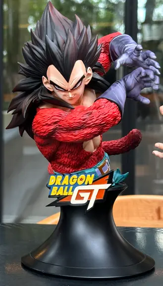 Ru Yun Studio - Super Saiyan 4 Goku Vegeta Bust Statue 