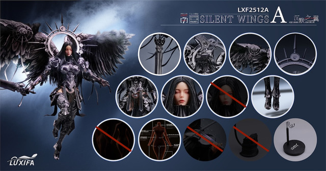 Dark Angel & Soloist action figure 1/6 Statue(GK)-LUXIFA Studio