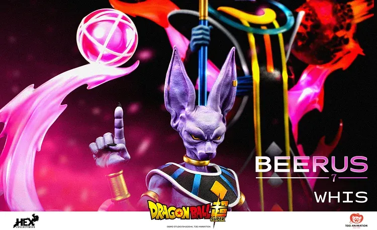 Dragon Ball Super BEERUS & WHIS (LICENSED) 1/4 STATUE GK-HEX COLLECTIBLES Pre-sale