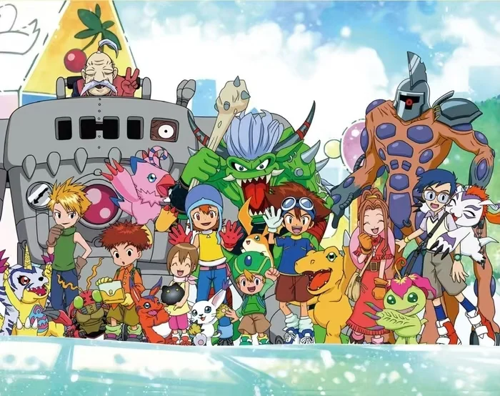 GuangQiu Studio - Megahouse Scale Palmon and TACHIKAWA MIMI Statue