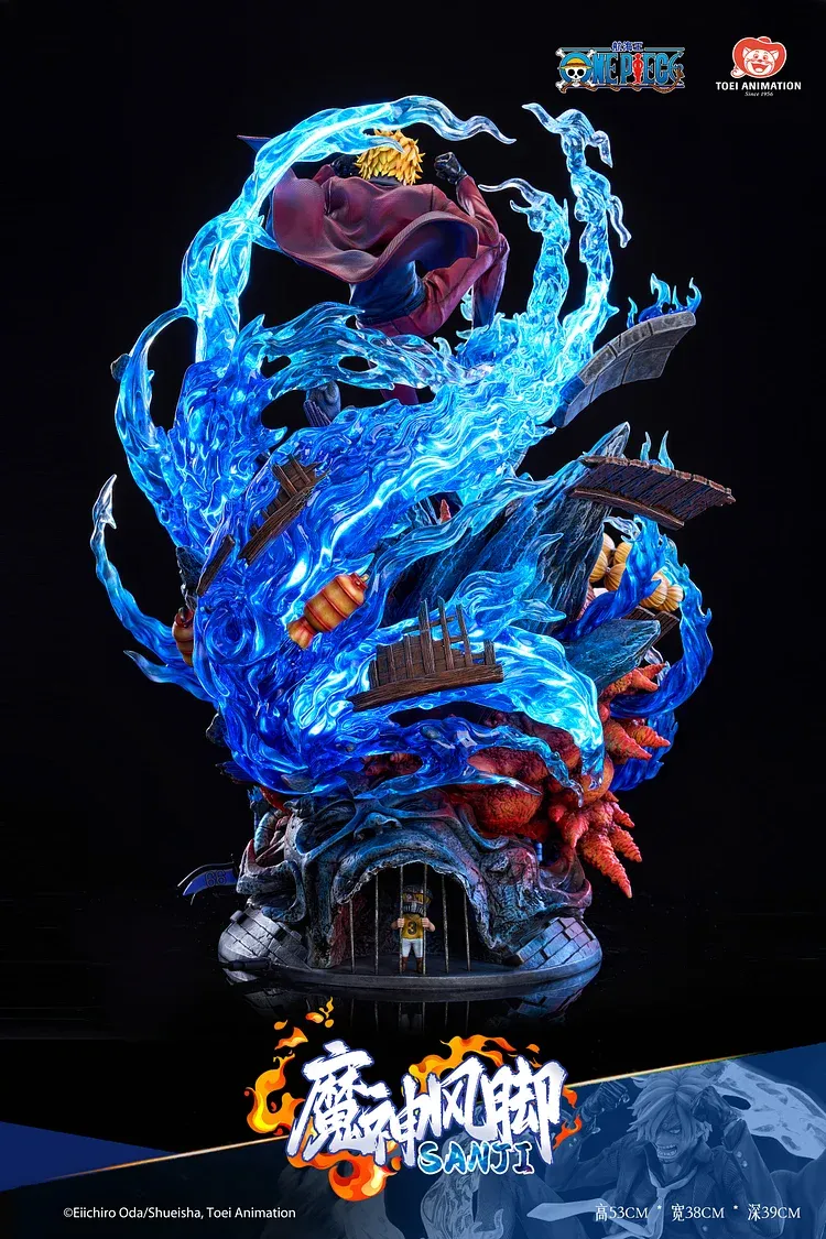 ONE PIECE 1/6 COLLECTION JAMBE SANJI (LICENSED) STATUE GK-LIGHT YEAR STUDIO PRE-SALE