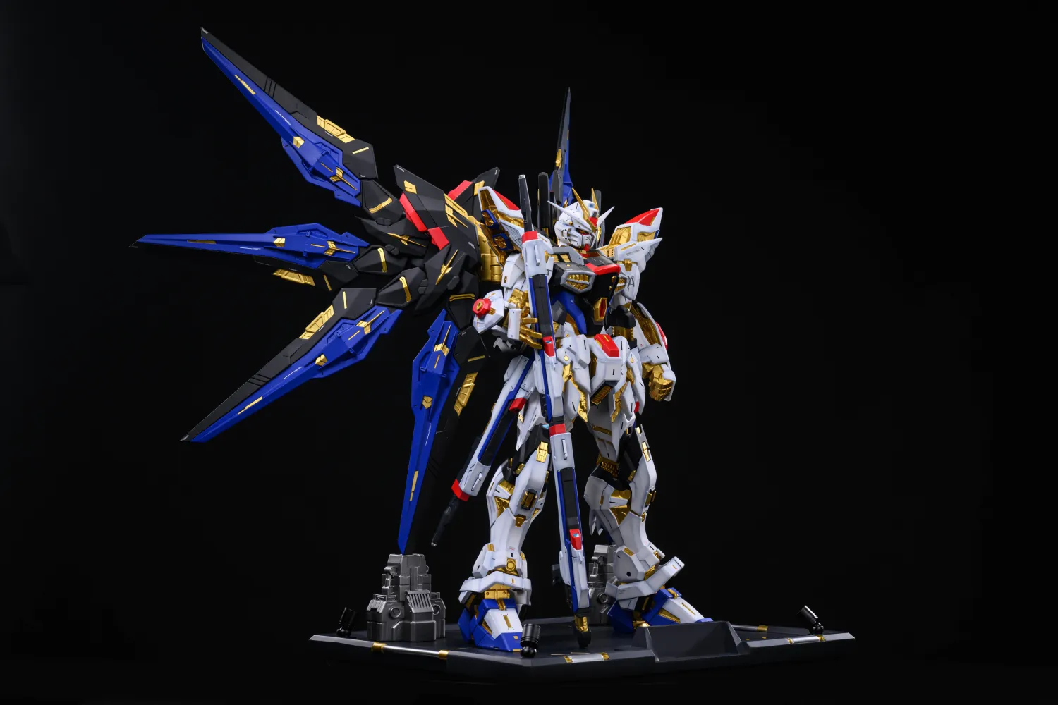 Mobile Suit Gundam Blue Battle Mecha Dual-Form Super Limited Edition Lighting Three-Dimensional Scene Statue(GK) -Mecha era Studio-KWII-GK