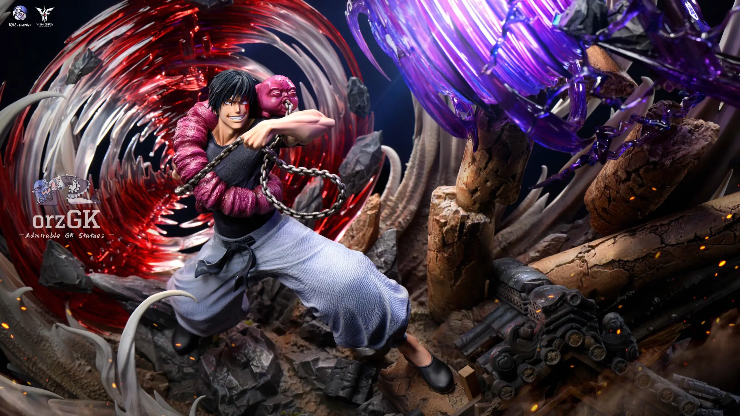 Kol Brother Studio YINGFA Studio Jujutsu Kaisen Toji Fushiguro Satoru Gojo statue