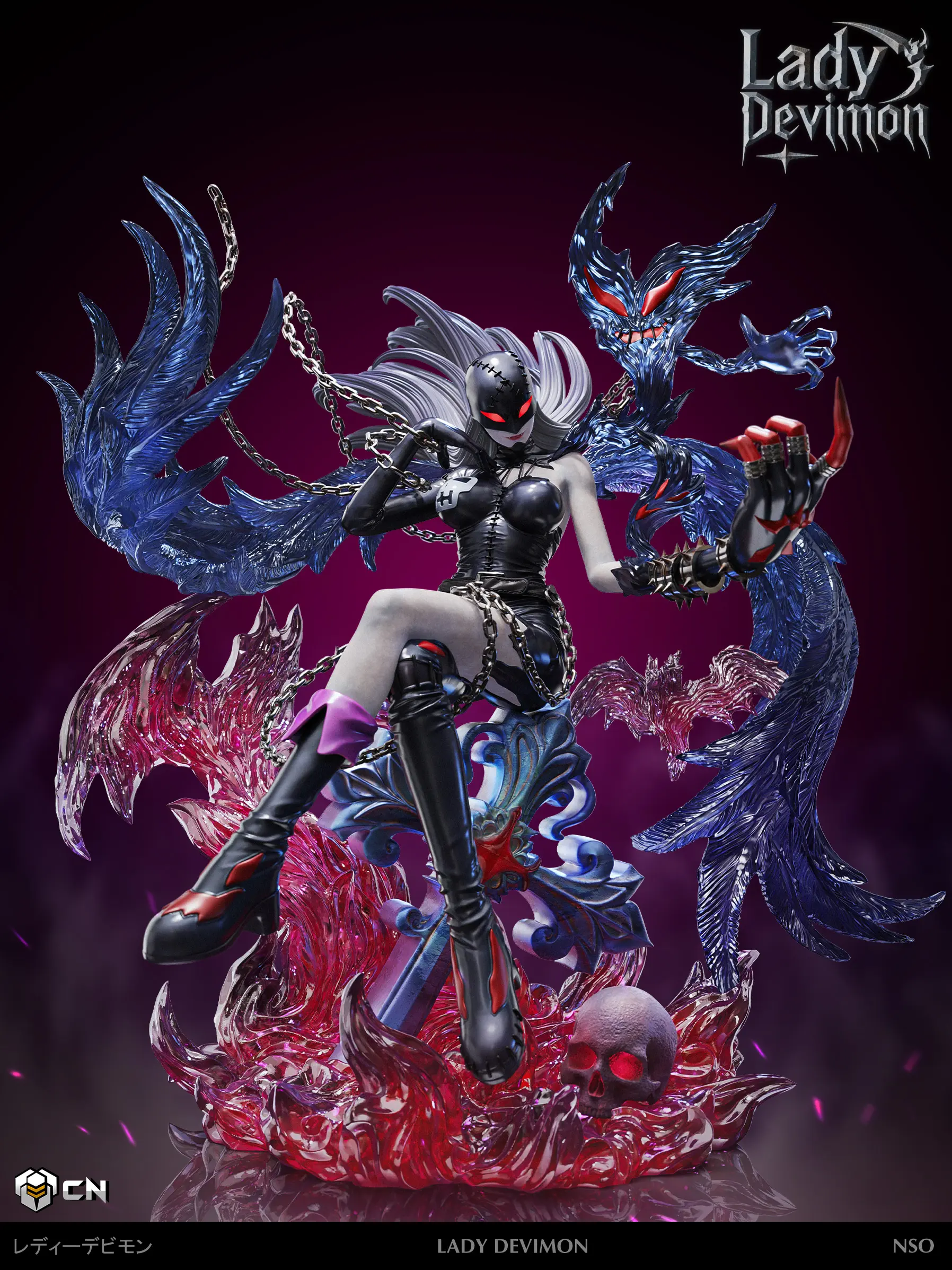 Crazy Nest Studio - Digimon Lady Devimon Devil's Temptation Statue(GK)
