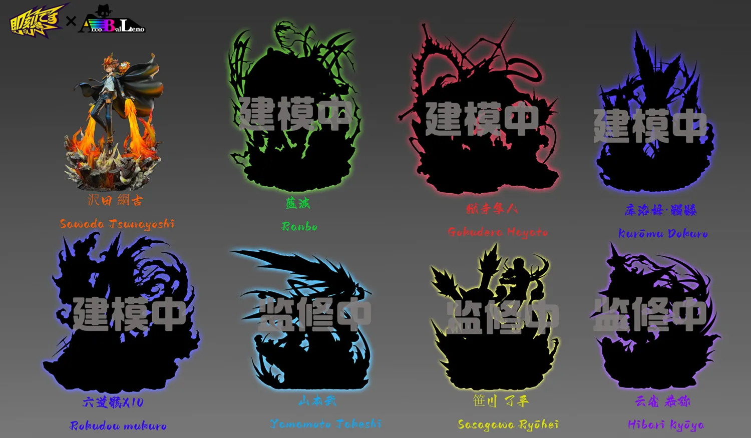 Katekyo Hitman Reborn  Tsunayoshi Sawada  1/6 Statue (GK) -Arcobaleno Studio