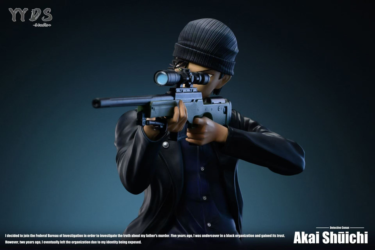 Detective Conan - Gun 004 Akai Shuichi 1/6 scale statue GK, YYDS Studio，pre-sale
