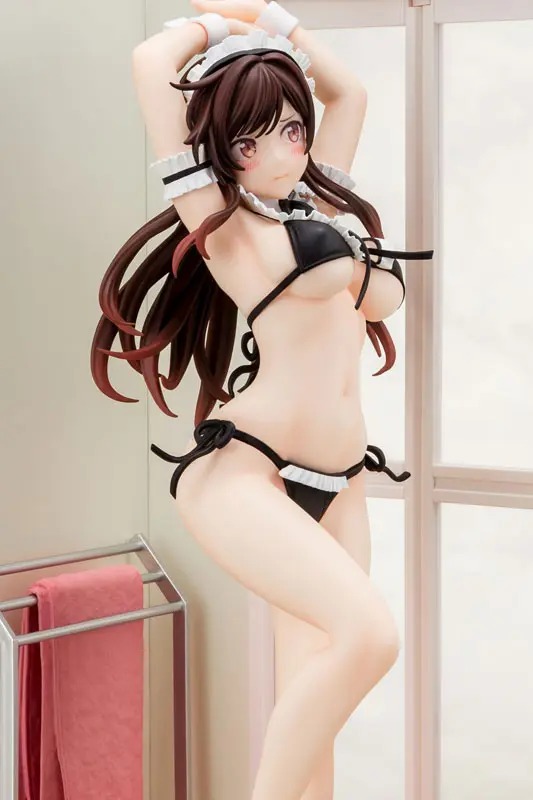 HAKOIRI MUSUME - Rent-A-Girlfriend Chizuru Mizuhara Maid Bikini ni Okigae Figure 1/6 Complete Figure (Licensed)Statue