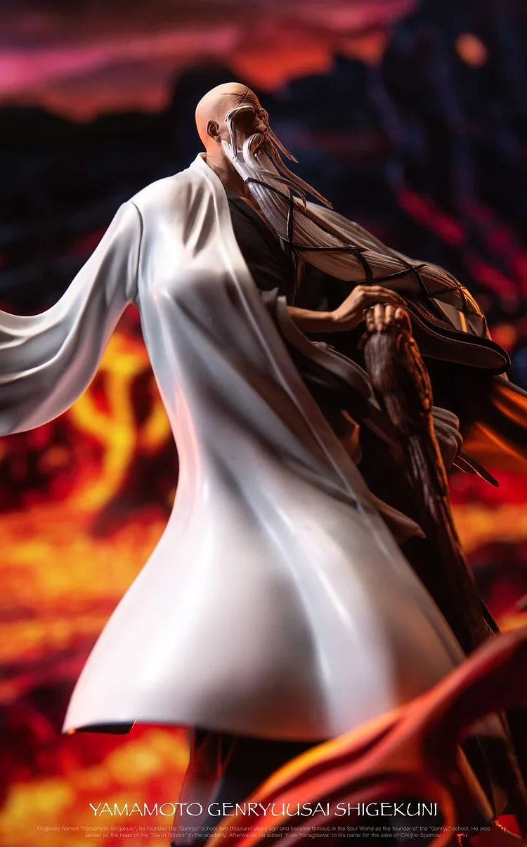 BLEACH-Yamamoto Genryusai Shigekuni with LED 1/6 Statue(GK)-HO Studio Pre-sale
