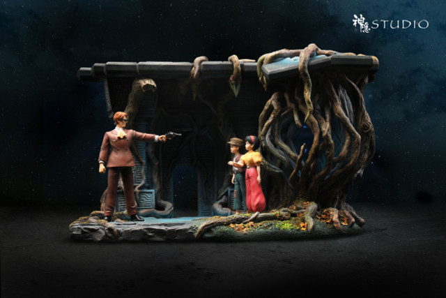 In stock - Rebirth of Balse Laputa with LED - Laputa: Castle in the Sky  Statue(GK) - ShenYin Studio -KWII-GK