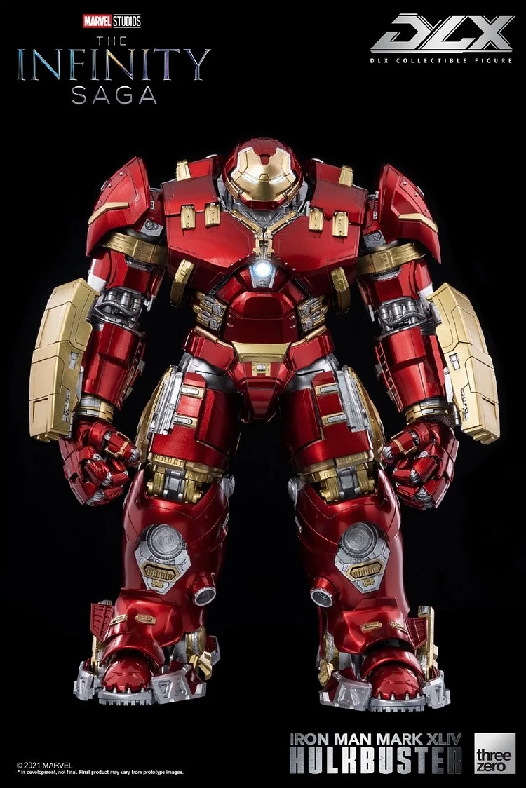  DLX Iron Man Infinity Legend Mark 44 Hulkbuster Action Figure, Threezero Studio, In stock