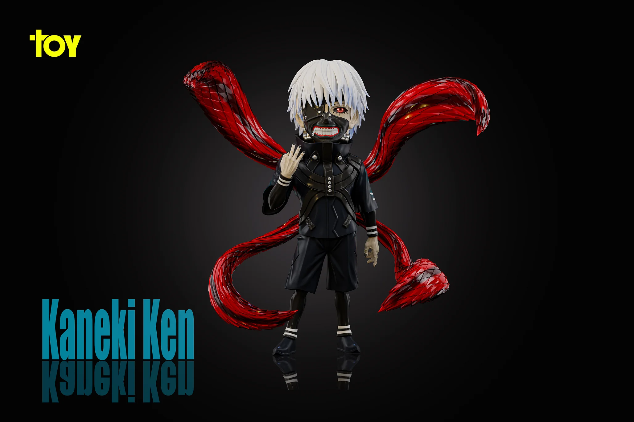 Tokyo Ghoul Anime IP Protagonist Resonance Series 06 Ken Kaneki WCF Statue(GK) - DK Studio & TOY Studio-KWII-GK