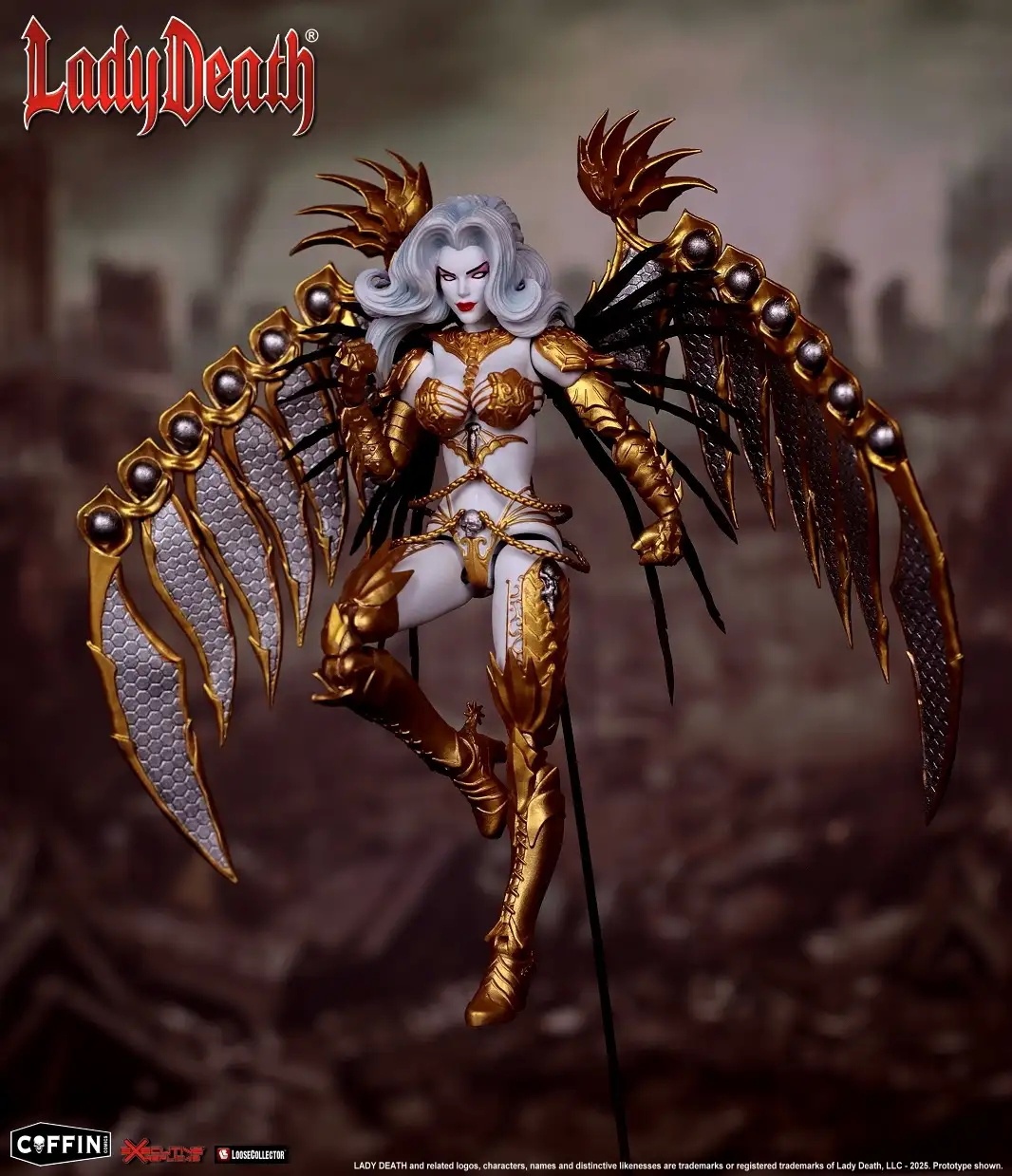 Coffin Comics Wargoth & Lady Death Model ERLCWGCC01 ERLCLDGCC02 (Licensed)Statue (GK)-Executive Replicas-KWII-GK