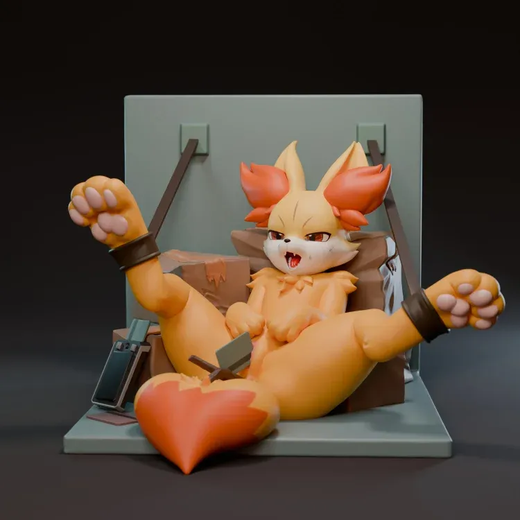 Pokemon Fennekin Statue(GK) (Adult 18+)  - Spirit Demon Studio 