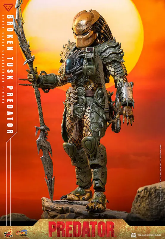 HOTTOYS - Comic Masterpiece Predator 1/6 Broken Tusk Predator CMS029 (Licensed)Statue 