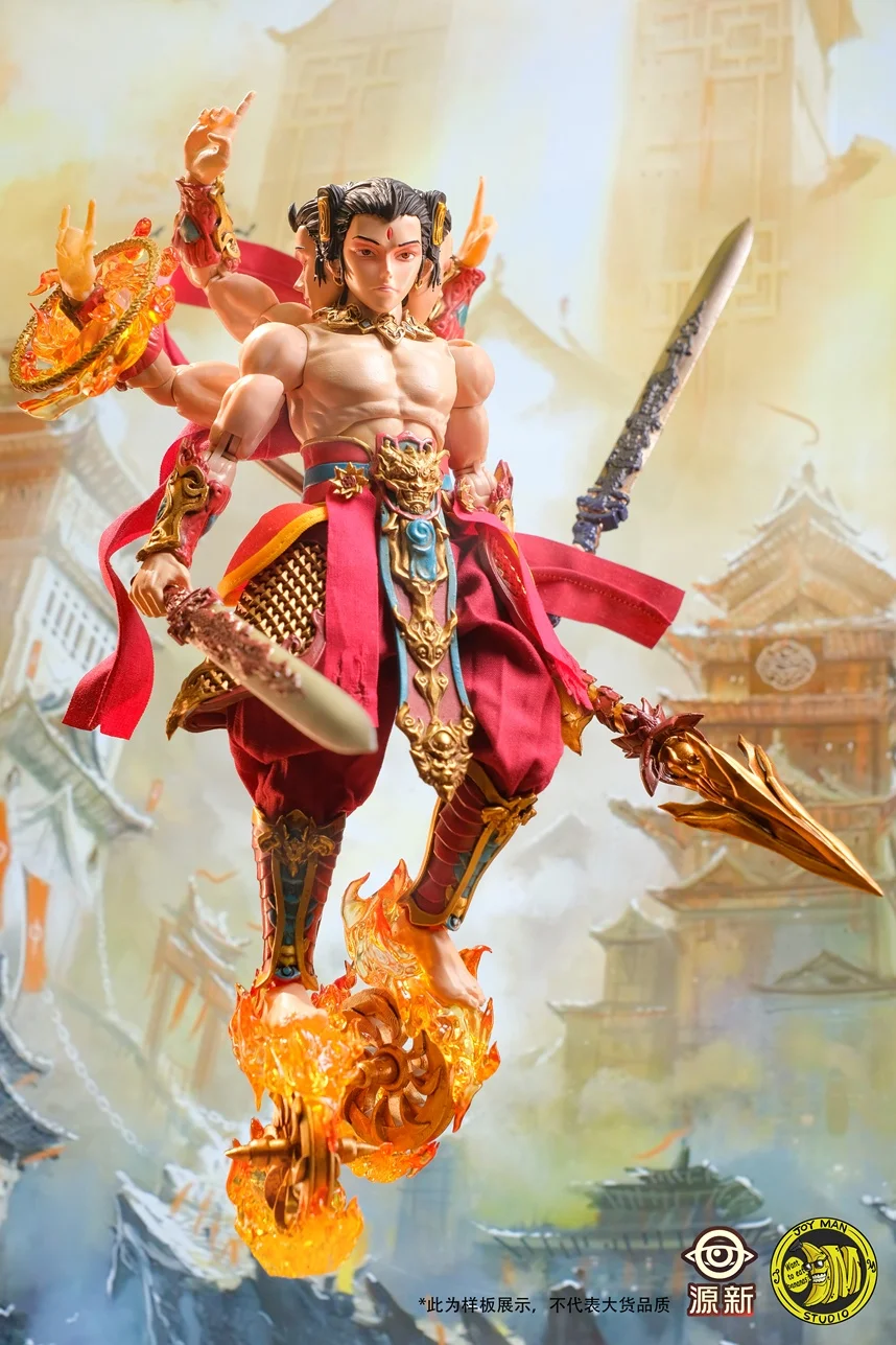 Journey To The West 1/12 Three Altars Sea Assembly Great God Nezha Third Prince Action Figure JX02501 JX02502 -Yuan Xin Studio & JOY MAN Studio -KWII-GK