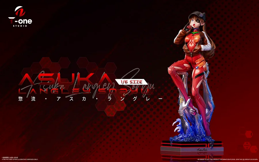 T-ONE Studio - 1/6 EVA Series Volume 1 Neon Genesis Evangelion Asuka Langley Soryu Statue 