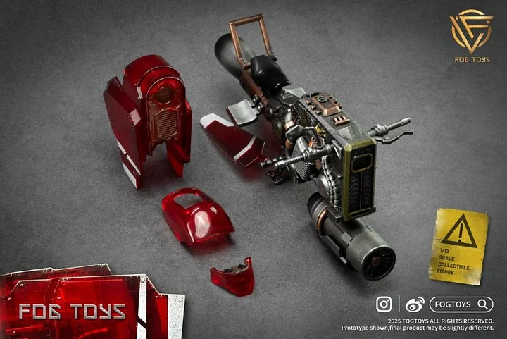 Moveable Vehicle Falcon Translucent VER. 01FT (Licensed) 1/12 Action Figure - FOGTOYS 