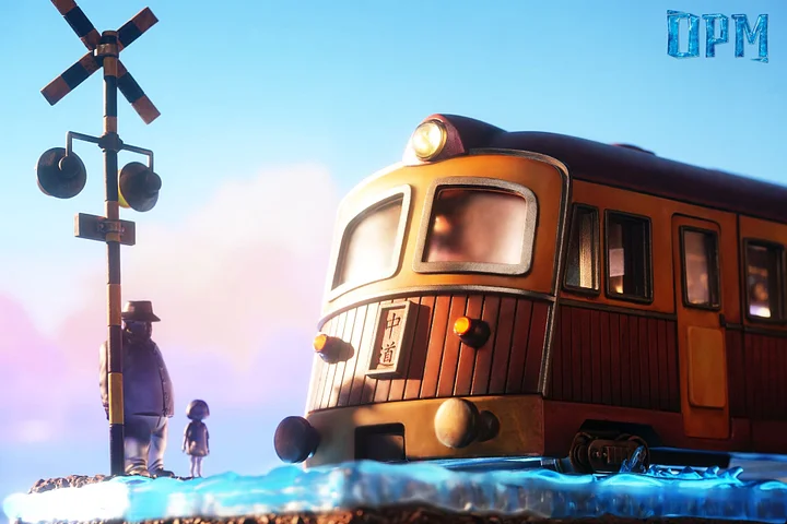 Opm Studio - Miyazaki Desktop Series 011 Sea Train Spirited Away Statue(GK)