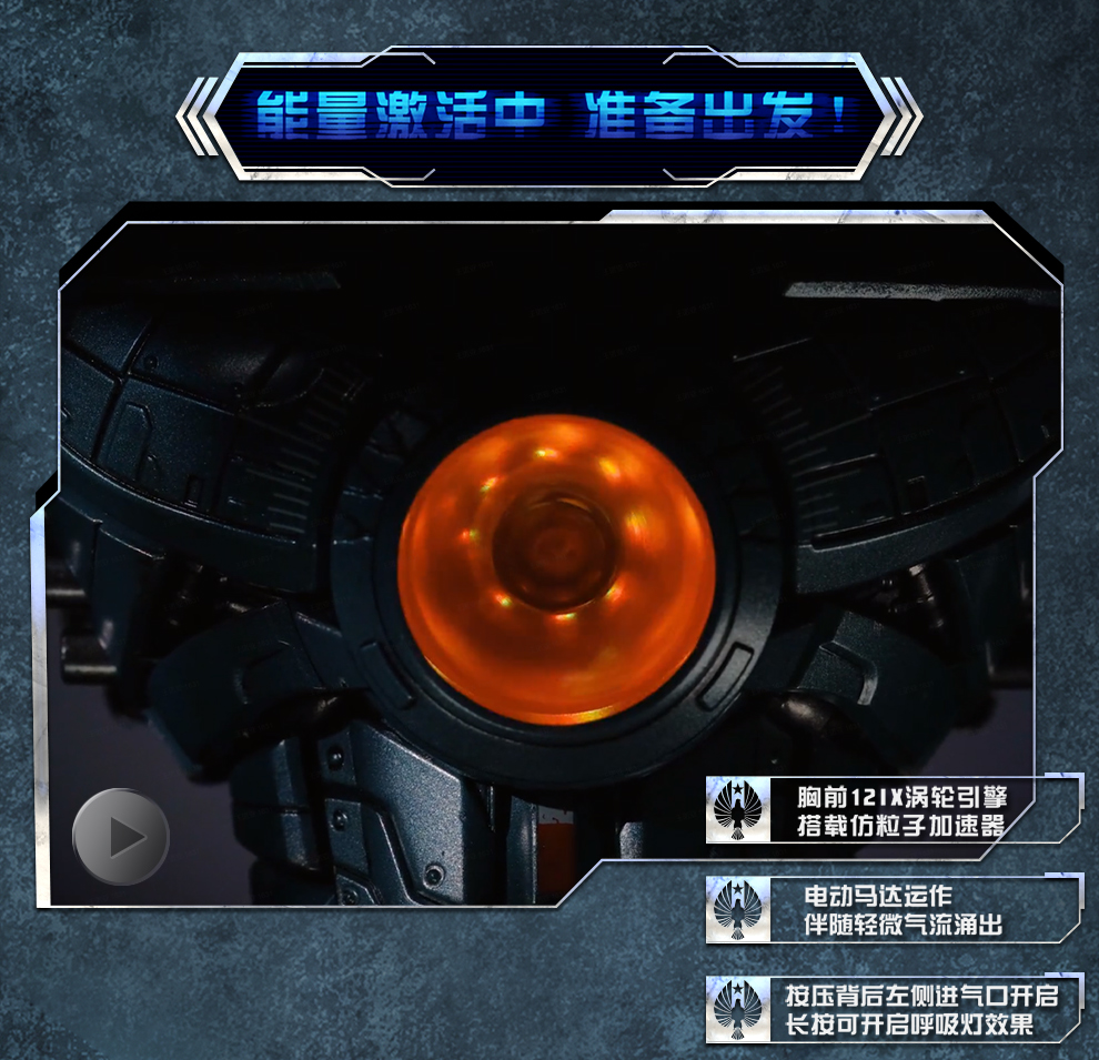 Resonance Pacific Rim Danger Wanderer Diecast Action Figure (Licensed) -GONG Studio